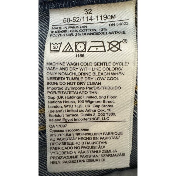 Banana Republic Waist 32 G Crop Premium Denim Jeans Medium Wash - Picture 8 of 13